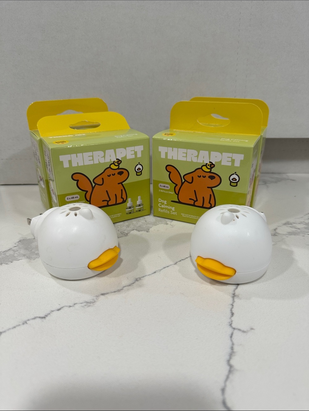 Therapet Dog Calming Refill set- 2 diffusers and 8 refills